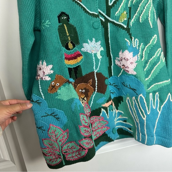 Storeybrook knit jungle cardigan - Picture 2 of 7